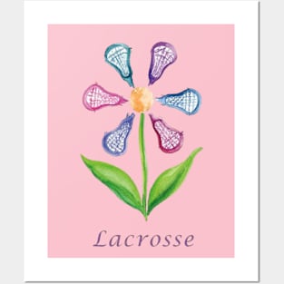 Lacrosse Flower Posters and Art